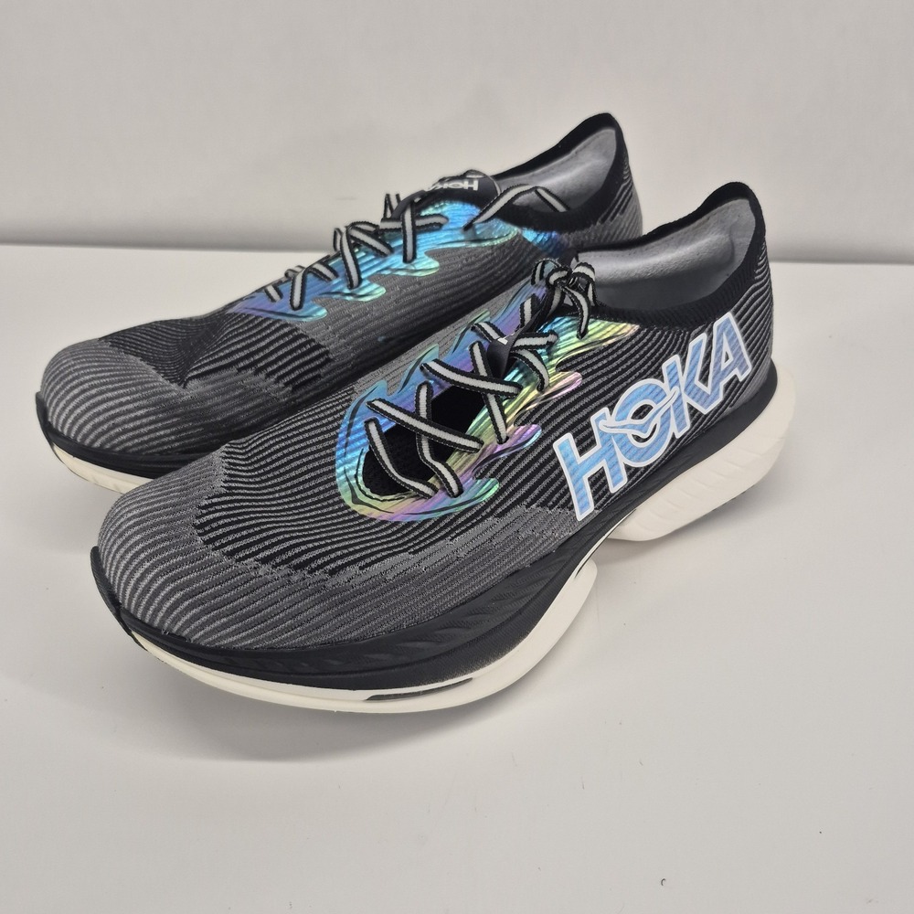 Size 11.5 - Hoka One One HOKA Cielo X1 Black White Iridescent